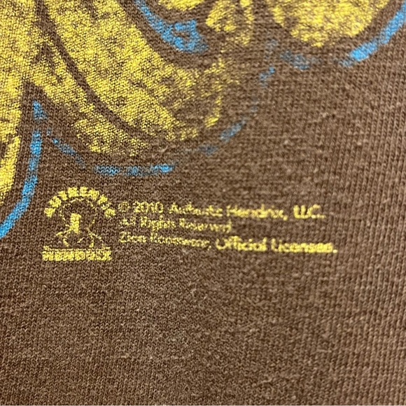 2010 The Jimi Hendrix Are You Experienced Music T-Shirt Brown - Picture 4 of 6